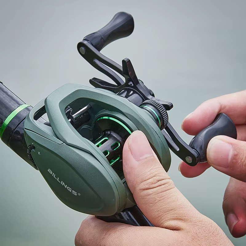 BILLINGS Baitcasting ultraligero 7.2:1 – Carrete 8KG arrastre - imagen 3