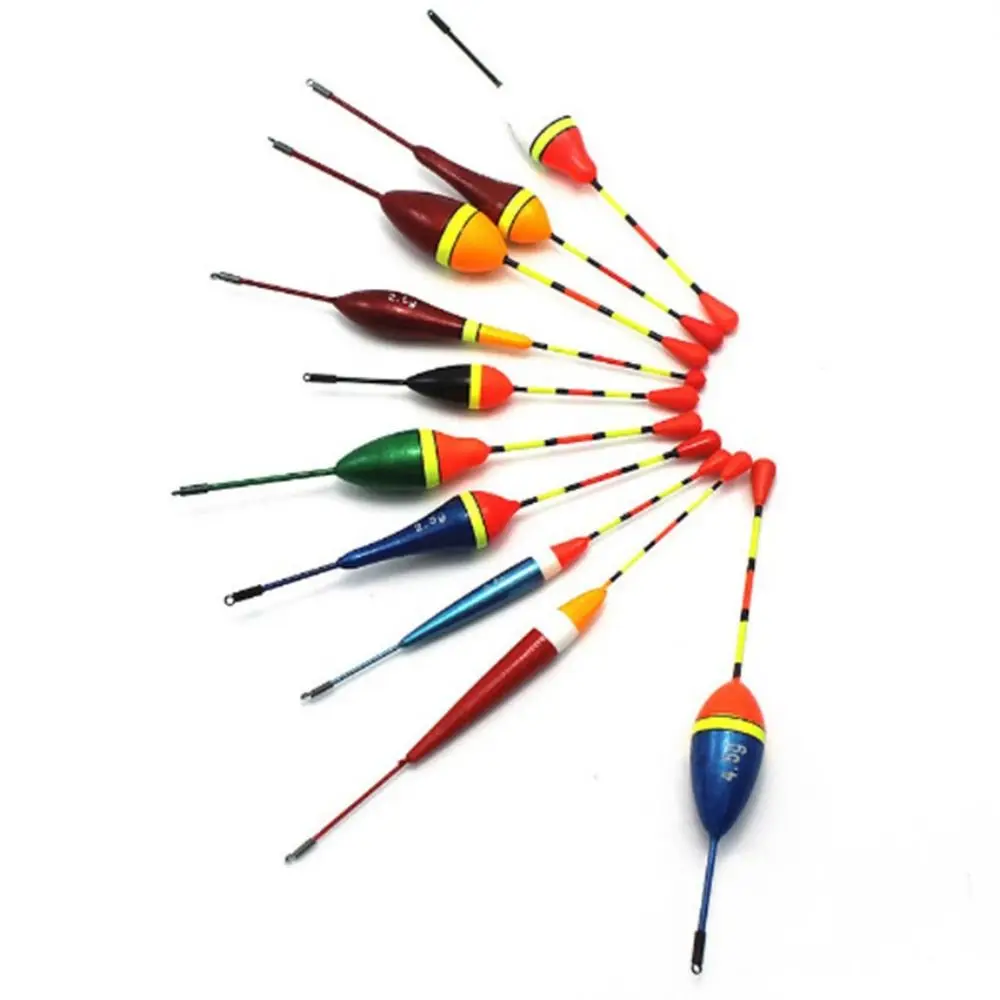 Tamaño mixto pesca de carpa 4,5/3/2,5/1,2/0,8/0,6g flotadores de pesca conjunto flotadores de palo ligero Bobber Stick pesca Bobber Stick - imagen 4