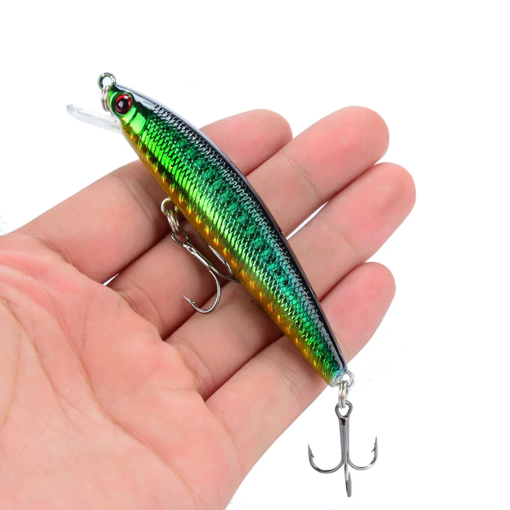 Señuelos de Pesca de pececillos flotantes Topwater, cebos artificiales de 85mm/2022g, Wobblers de natación para Spinners Jig, cebo duro, novedad de 7,5, 1 piezas - imagen 2