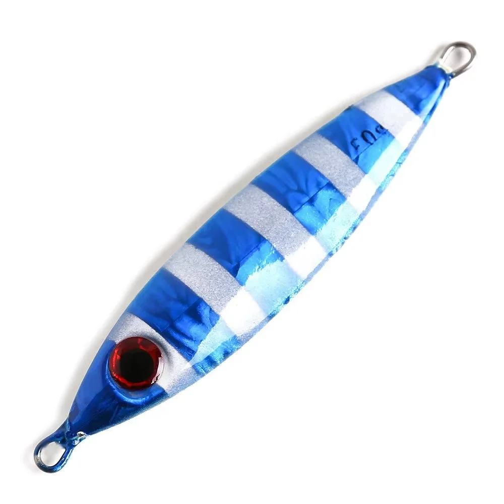 FTK 30/40/50/60g plantilla luminosa lenta señuelo de pesca de aguas profundas Jigging cebo duro Micro señuelos de Metal aparejos de pesca Wobblers - imagen 3