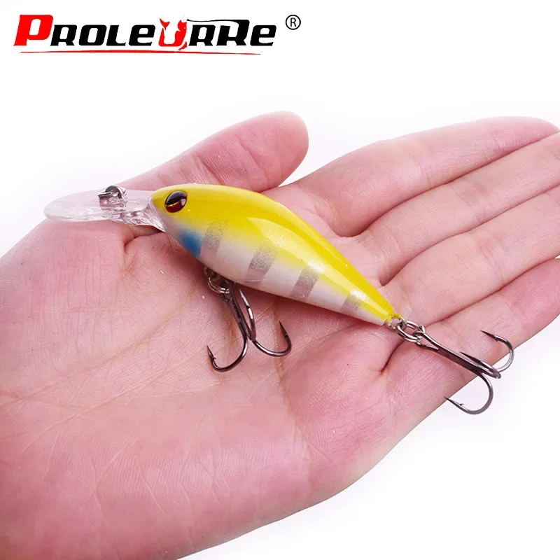Crankbait señuelo duro anzuelos triples pesca deportiva - imagen 4