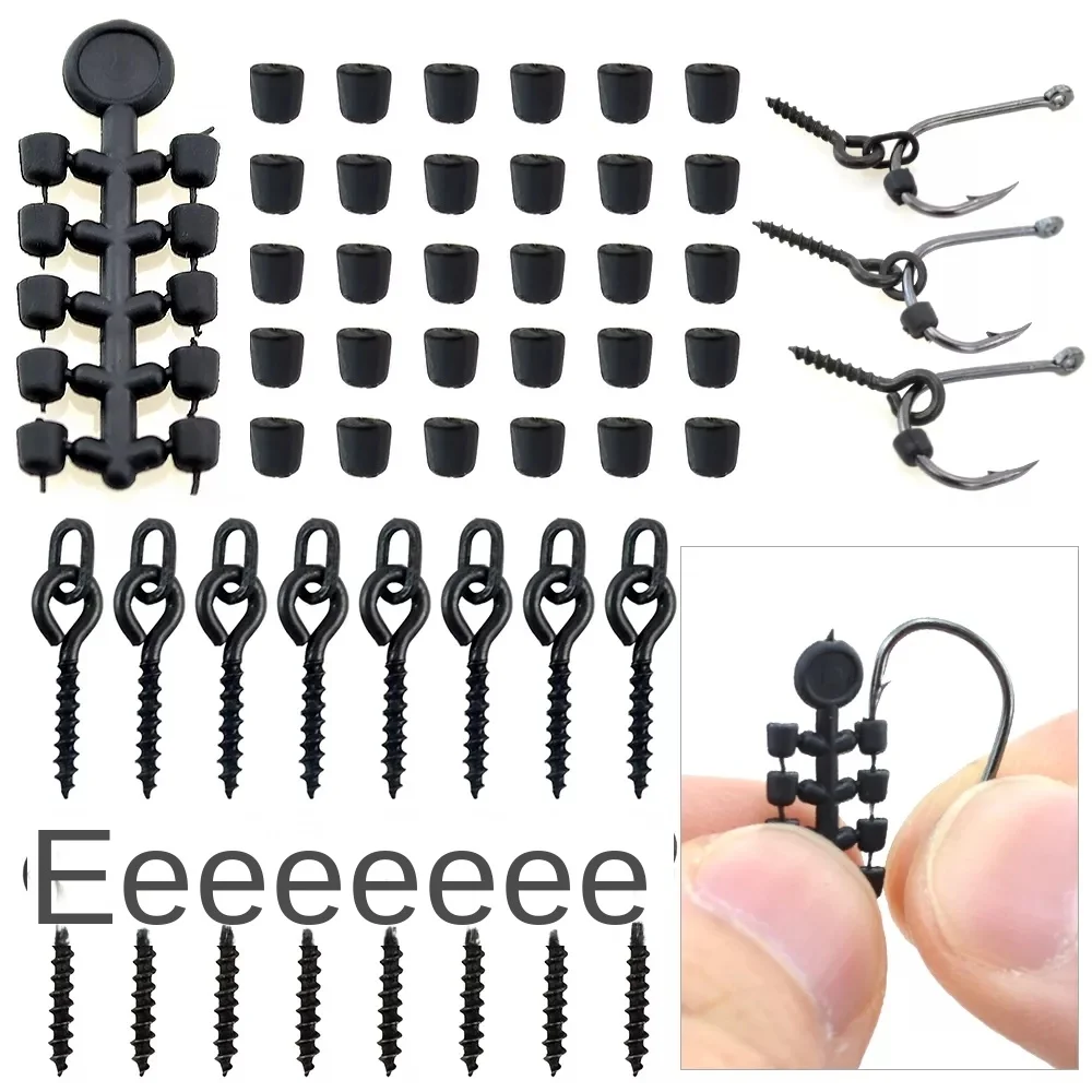 Cuentas de goma para anzuelo de carpa con tornillo Boilie accesorios - imagen 4