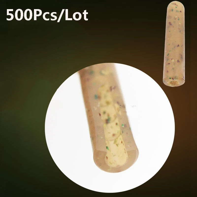 500 stks/partij Zachte Rubberen Buffer Kralen voor Karper Terminal Visgerei Karper Visgerei Accessoires Pesca Groothandel Door Bulk - imagen 4