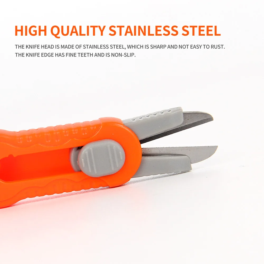 Tijeras de pesca plegables, herramienta portátil de corte de línea trenzada de alambre de nudo de acero inoxidable y carbono, accesorios para aparejos de pesca - imagen 3