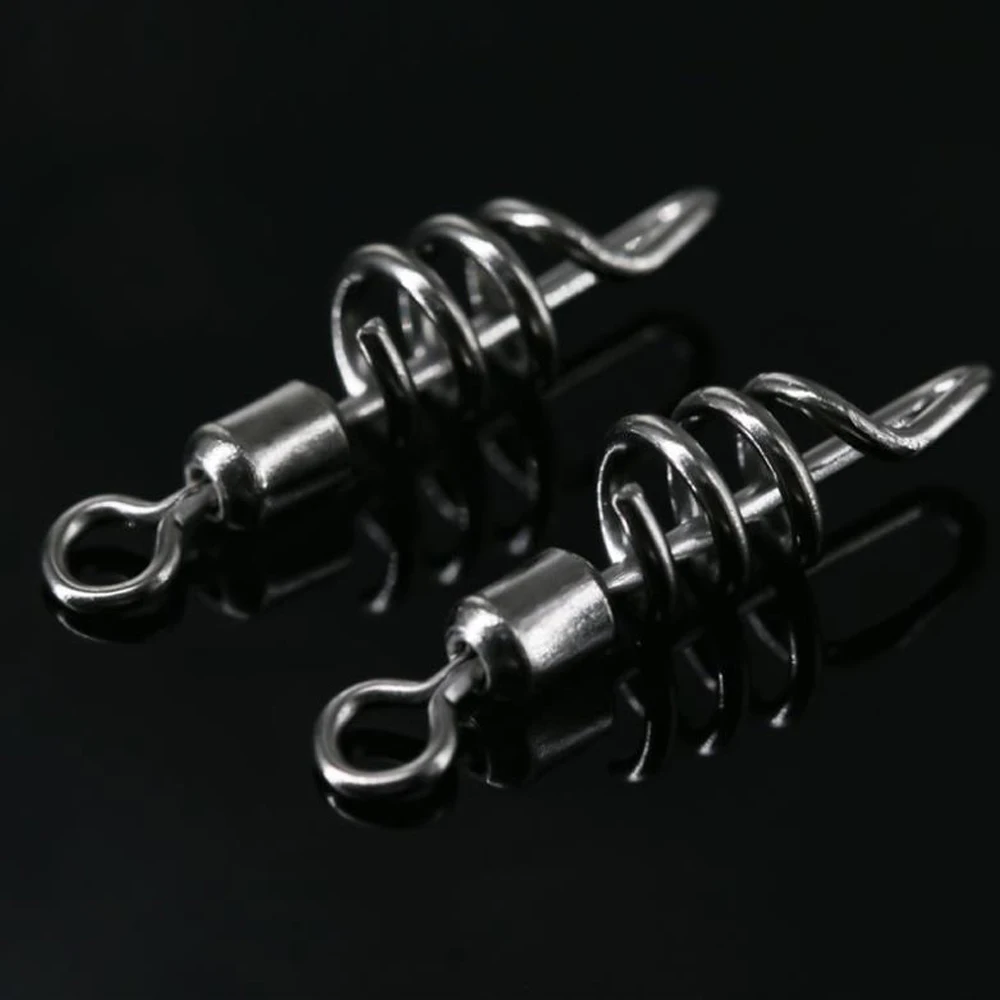 20 piezas Pin de cebo Duo Lock Link, Clips de Crankbait de pesca de cambio rápido, conector de señuelo de pesca de presión rápida, barril giratorio Lu - imagen 5