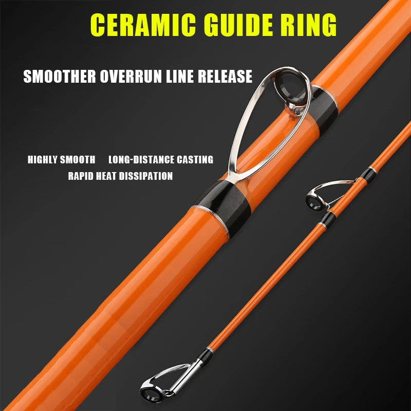 Caña de Surfcasting Carbono 3 Tramos – Portátil de Viaje - imagen 5