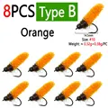 8pcs Orange B