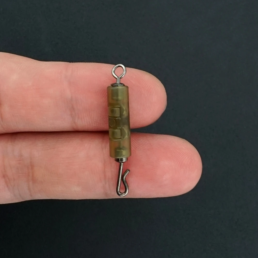 Hirisi 10 Uds accesorios de pesca de carpa conector giratorio de cambio rápido accesorios de aparejos de pesca gruesos - imagen 3