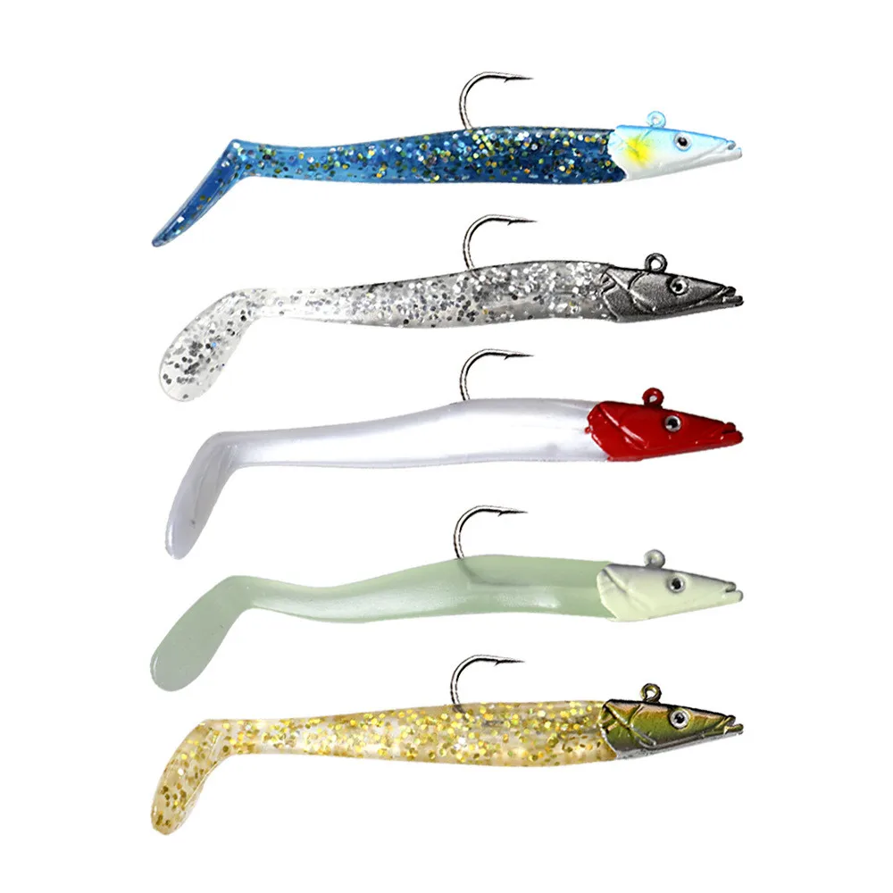 Señuelo de pesca de tiro largo, cebo de plástico suave, 11cm/19g - imagen 5