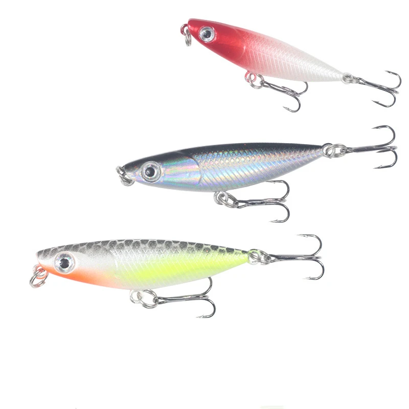 Sinking Pencil Fishing Lure Wobblers 4.5cm 1.8g Artificial Plastic Hard Bait High Quality Bass Pike Minnows Fishing Tackle - imagen 2