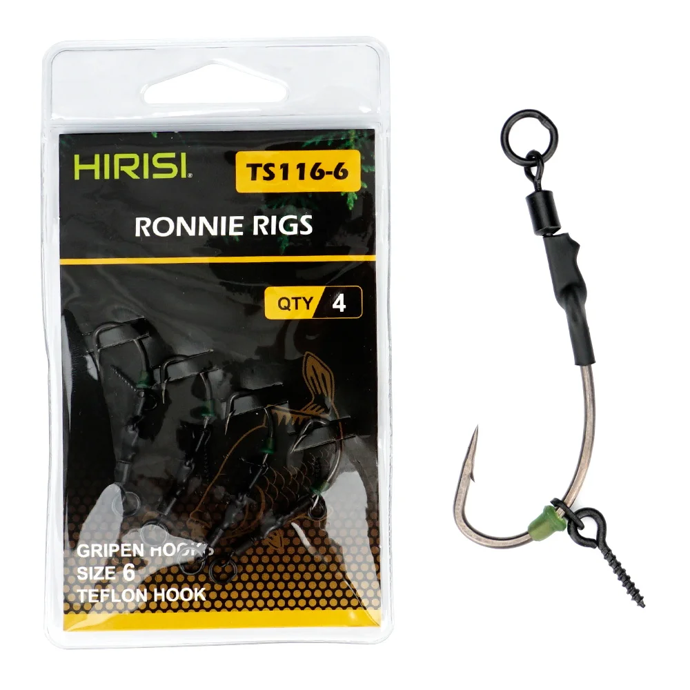 Montaje Ronnie Rig para carpa – Anzuelo con bola flotante - imagen 5