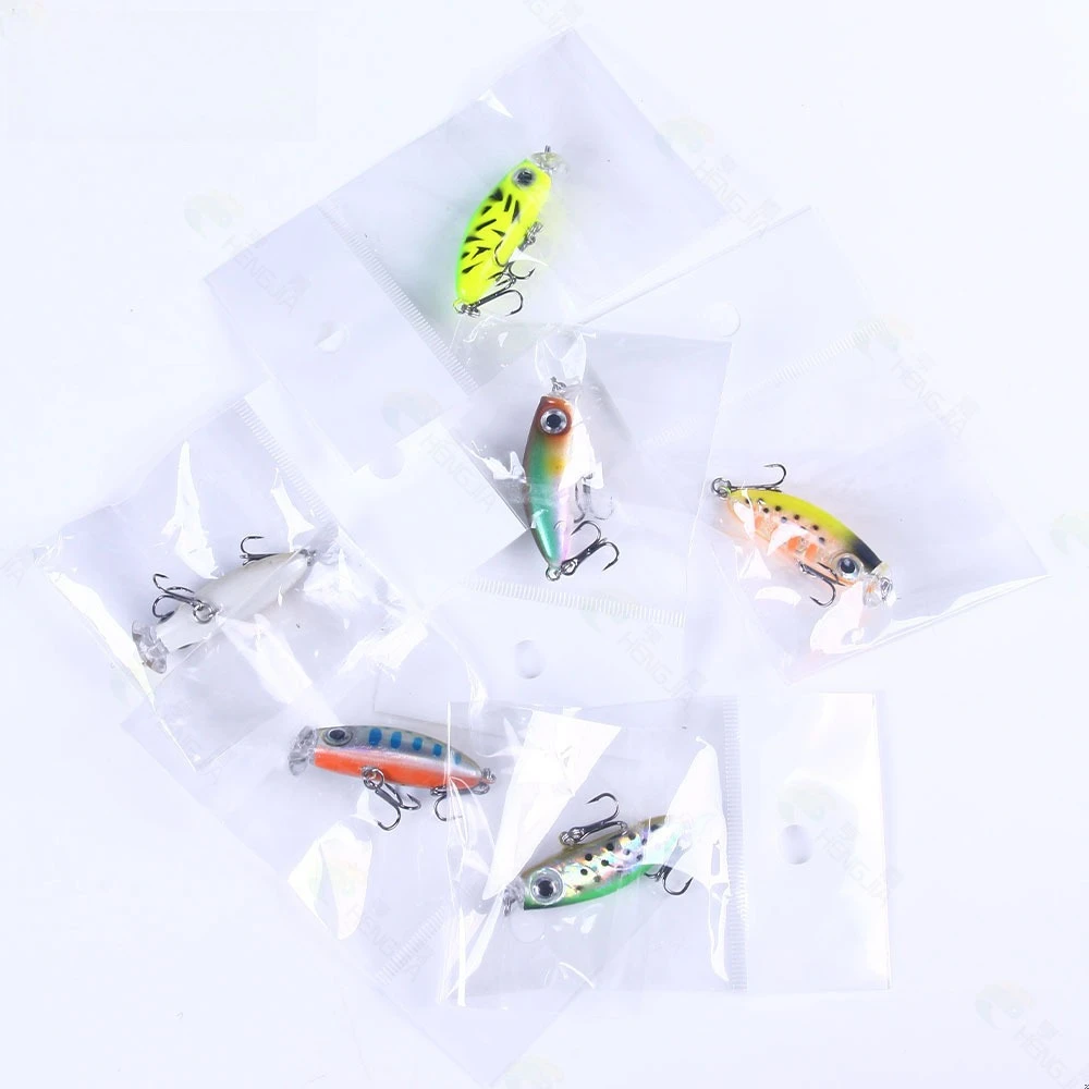 1 Uds 4,2 CM3.1G Crankbaits señuelo de pesca Wobblers flotantes para Lucio señuelos de pececillo negro para pesca cebo Artificial aparejos de pesca - imagen 2