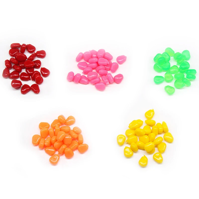 Señuelo de Pesca de maíz suave, 1cm, 0,4g, flotante, pop de maíz, señuelo suave, cebo de silicona Artificial, Pesca de carpa, Pesca de goma Artificial - imagen 5