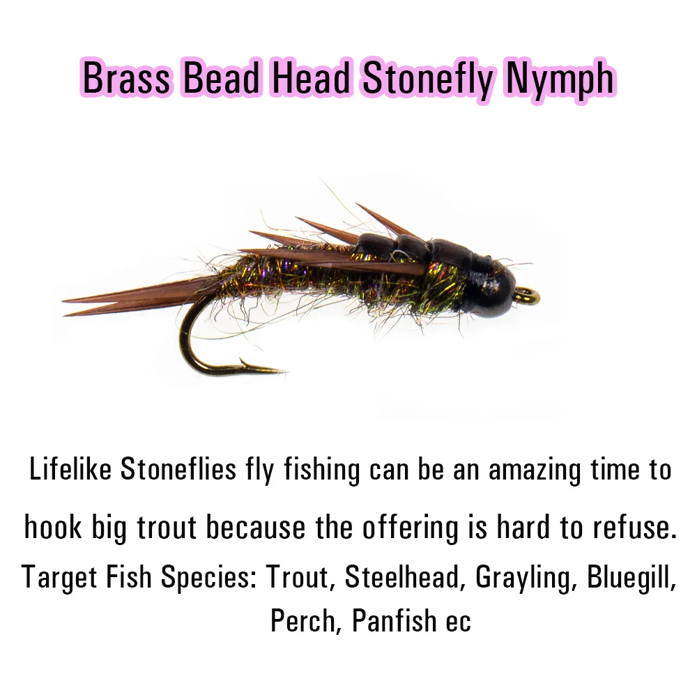 ICERIO-señuelo de pesca de cobre de hundimiento rápido para trucha, señuelo de pesca de lubina azul, 8 piezas - imagen 3