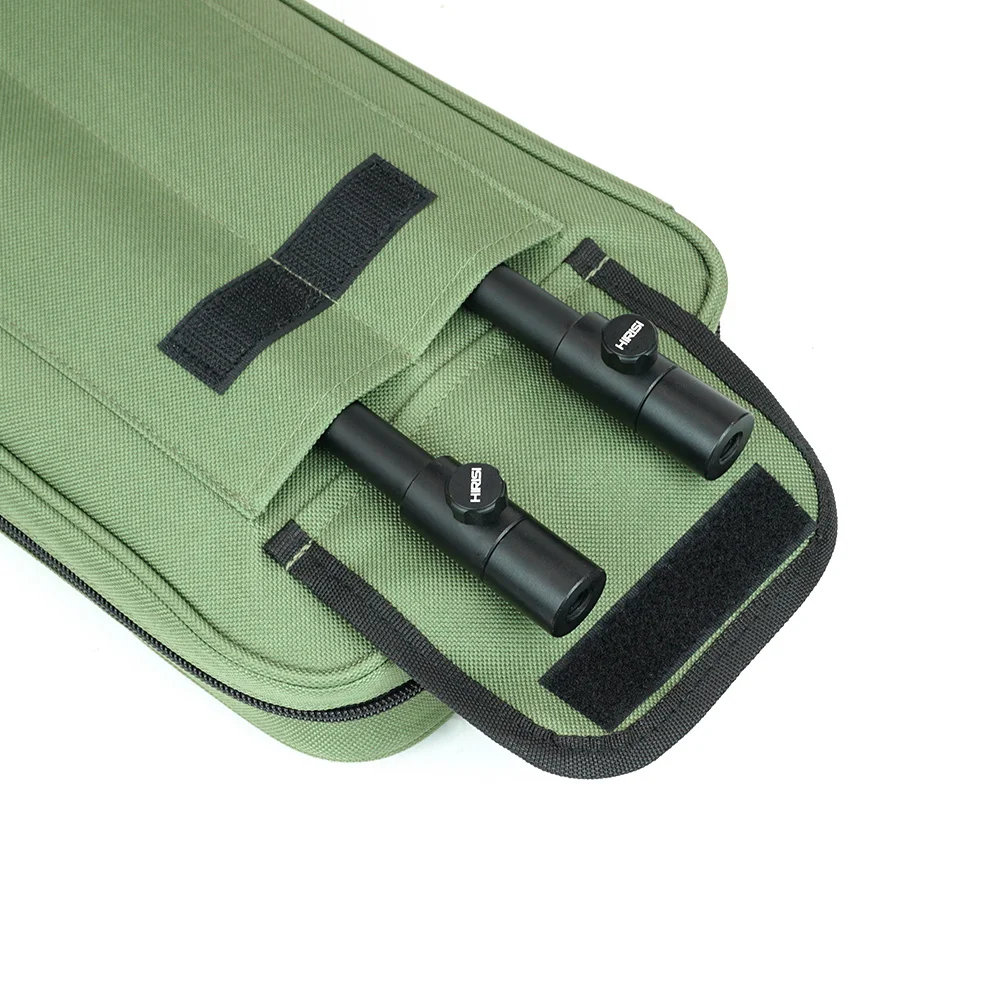 Hirisi-bolsa de aparejos portátil para pesca de carpa, bolsa de almacenamiento para caña de pescar, compatible con palos de banco Buzz Bar, ultraligera, resistente al agua - imagen 4