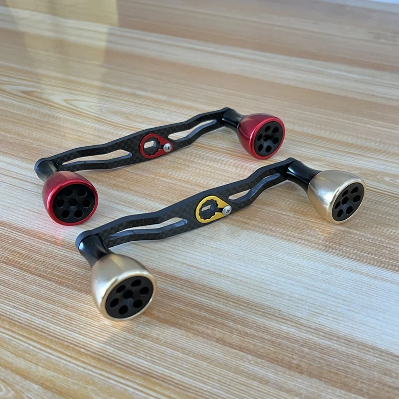 RUKE-mango de pesca de fibra de carbono, carrete de plantilla de 130MM, adecuado para fundición de cebo tipo S/D, gota de agua y rueda de tambor, envío gratis - imagen 5