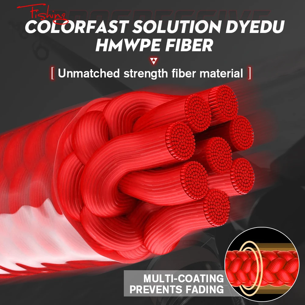 ZUKIBO Colorfast 4X 8X 4 8 hilo de pescar trenzado Ultra más fino Japón multifilamento PE línea súper suave para pesca de carpa - imagen 3