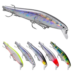 Señuelos de Pesca de hundimiento, cebos artificiales de pececillos, Wobblers de curricán, de Lucio Crankbaits, 6-11cm, 5-14,5g, 1 unidad
