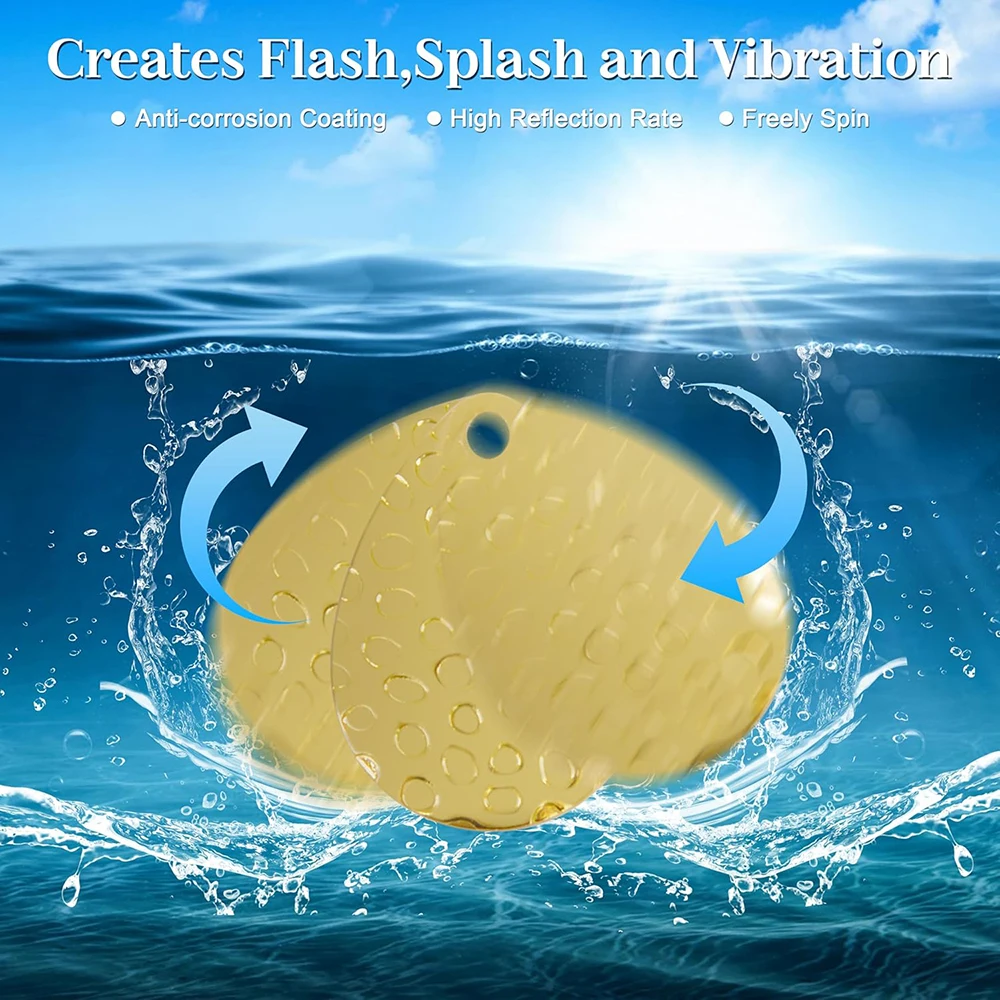 Cuchillas giratorias Willow Colorado para spinnerbait - imagen 4