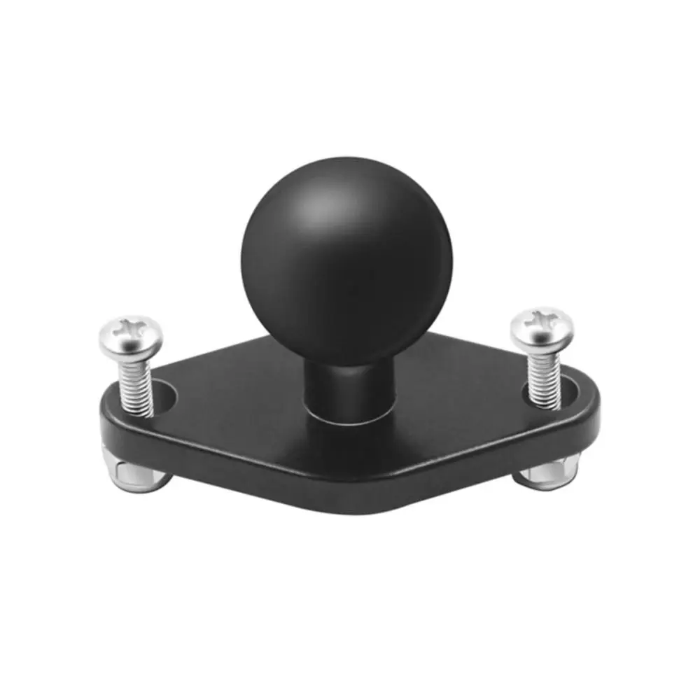 Soporte de montaje fijo Universal de aleación de aluminio, adaptador de bola negro resistente al desgaste, Base de cabeza de bola impermeable de 25mm para teléfono móvil - imagen 3