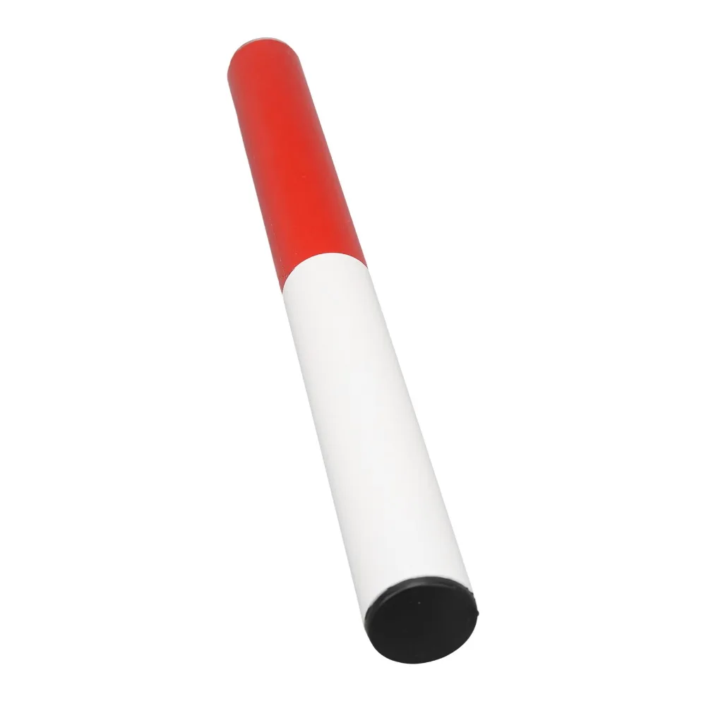 Bastón de relevo deportivo de PVC, 4 unidades, rojo y blanco, 31 cm, bastón de atletismo para pista y campo, para exteriores - imagen 5