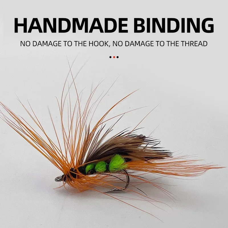 120 unids/set juego de anzuelos biónicos señuelo equipo de pesca cebo falso doble capa caja de pesca con mosca insectos voladores diferentes estilos - imagen 5