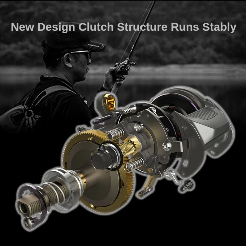 Haibo-carrete De Pesca De Baitcasting, accesorio para Pesca De agua dulce, 11B + 1RB 2023: 1-6.4: 1, 8,1 - imagen 5