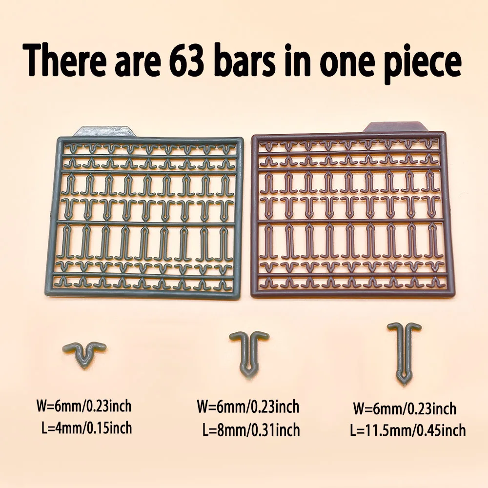 MNFT 6 tarjetas accesorios de pesca de carpa, tapón de anzuelo, Cuenta de tope de cebo, soporte de cebos de carpa para aparejo de pelo, aparejos de pescado - imagen 4