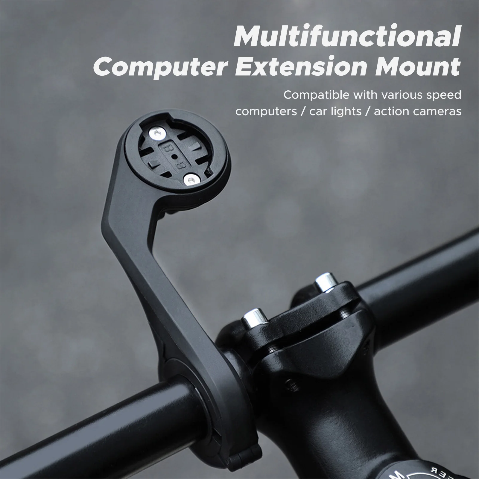 Soporte para ordenador de bicicleta, luces para cámara de montar, extensor de manillar para bicicletas de montaña y de carretera - imagen 2