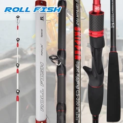 ROLLFISH Caña Jigging Agua Salada Carbón – Acción 7:3 con bolsa