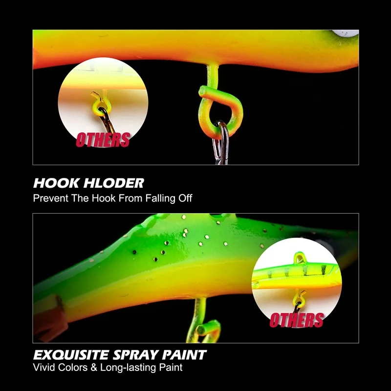 Wobblers Goture para pesca en hielo – Señuelo profesional para trucha y lucio - imagen 4