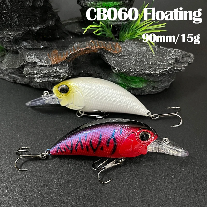 Señuelo Crankbait flotante 90mm – Cebo duro artificial para lucio