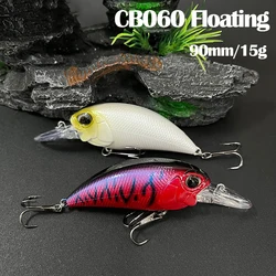 Señuelo Crankbait flotante 90mm – Cebo duro artificial para lucio