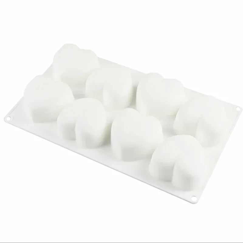 Molde corazón de silicona para pastelería – Mousse, helado y chocolate - imagen 3