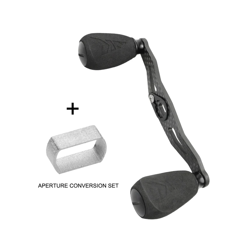 EKFan promoción venta 30G 105MM carbono Hnadle EVA perilla para Dawa Shmano Bastcast carrete DIYHandle - imagen 5