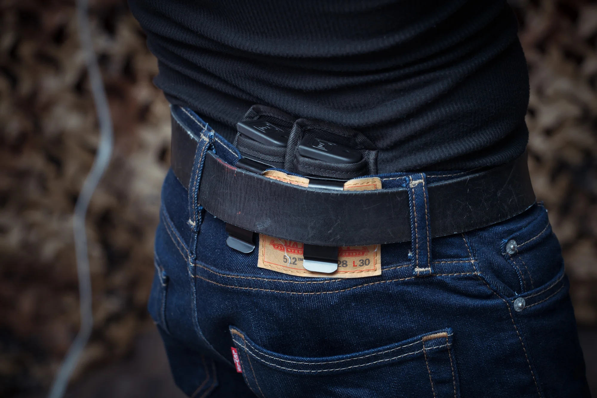 Funda magnética para pistola Glock 19 21 22 23 Ruger SR40, Clip de cinturón de 9mm .40mm, tamaño completo XD Beretta - imagen 4