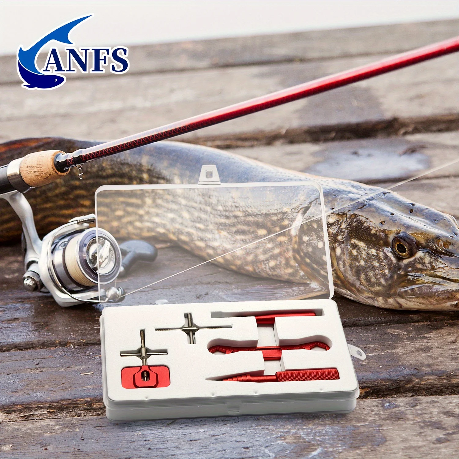 ANFS Kit de herramientas de reparación de carretes de pesca, 5 piezas Kit de herramientas de rodamiento de carrete de pesca Kit removedor de cojinetes de carrete Herramientas de uso DIY - imagen 4