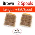 2 Spools Brown
