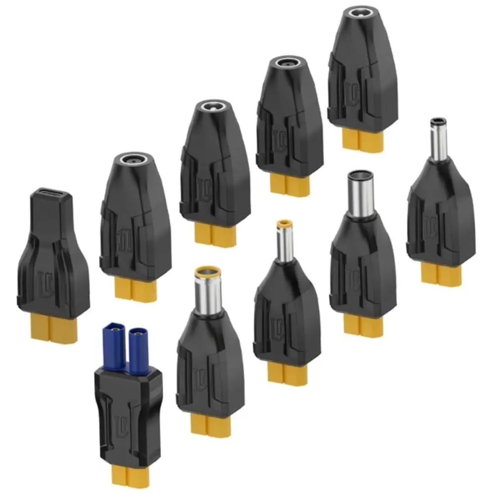 Adaptador 5525 7450 USB C a XT60 100W 20V/5A DC adaptador de carga macho a hembra para modelo de avión almacenamiento de energía energía al aire libre