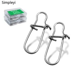 Conector rápido giratorio de acero inoxidable para pesca