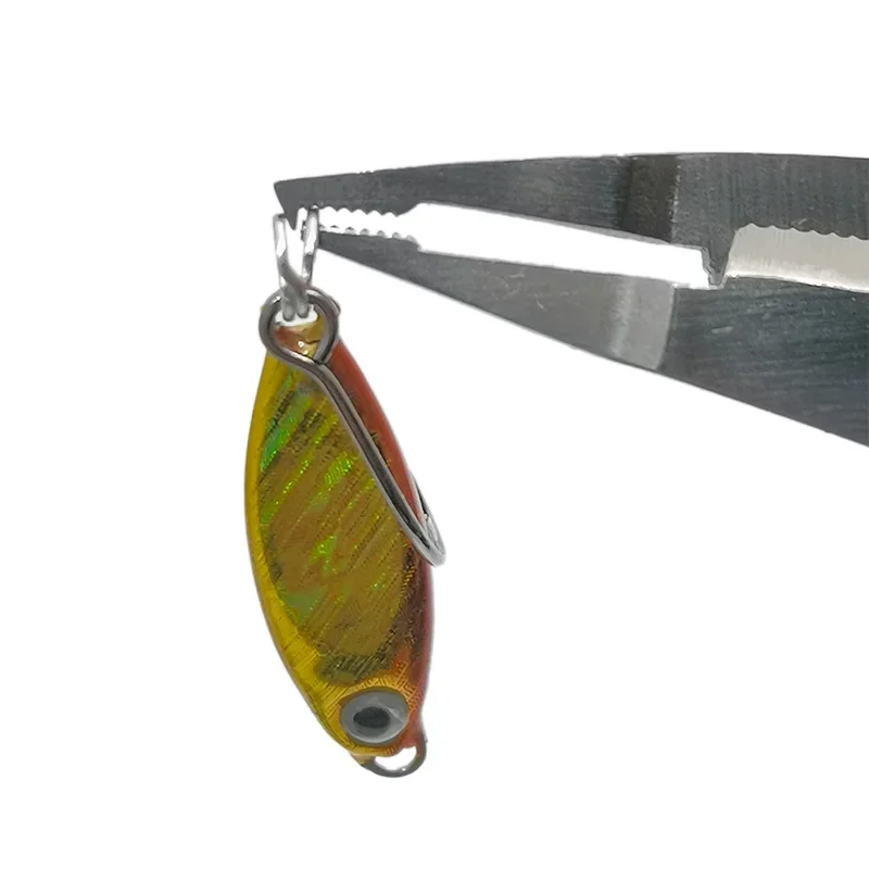 Alicates de pesca pequeños y ligeros de acero inoxidable, tijeras de pesca de mar, herramientas de gancho giratorio trenzado, alicates de pesca, cortadores de anillos divididos - imagen 5