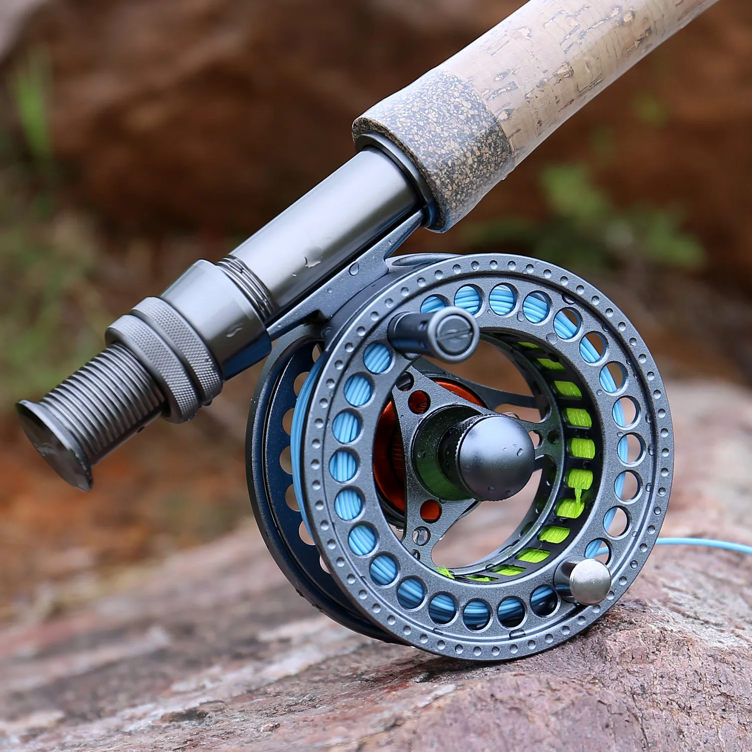 Carrete de pesca con mosca Sougayilang 2 + 1 BB, carrete de aleación de aluminio CNC de fundición alta, carretes para moscas, aparejos de pesca, perca, trucha, agua dulce - imagen 5