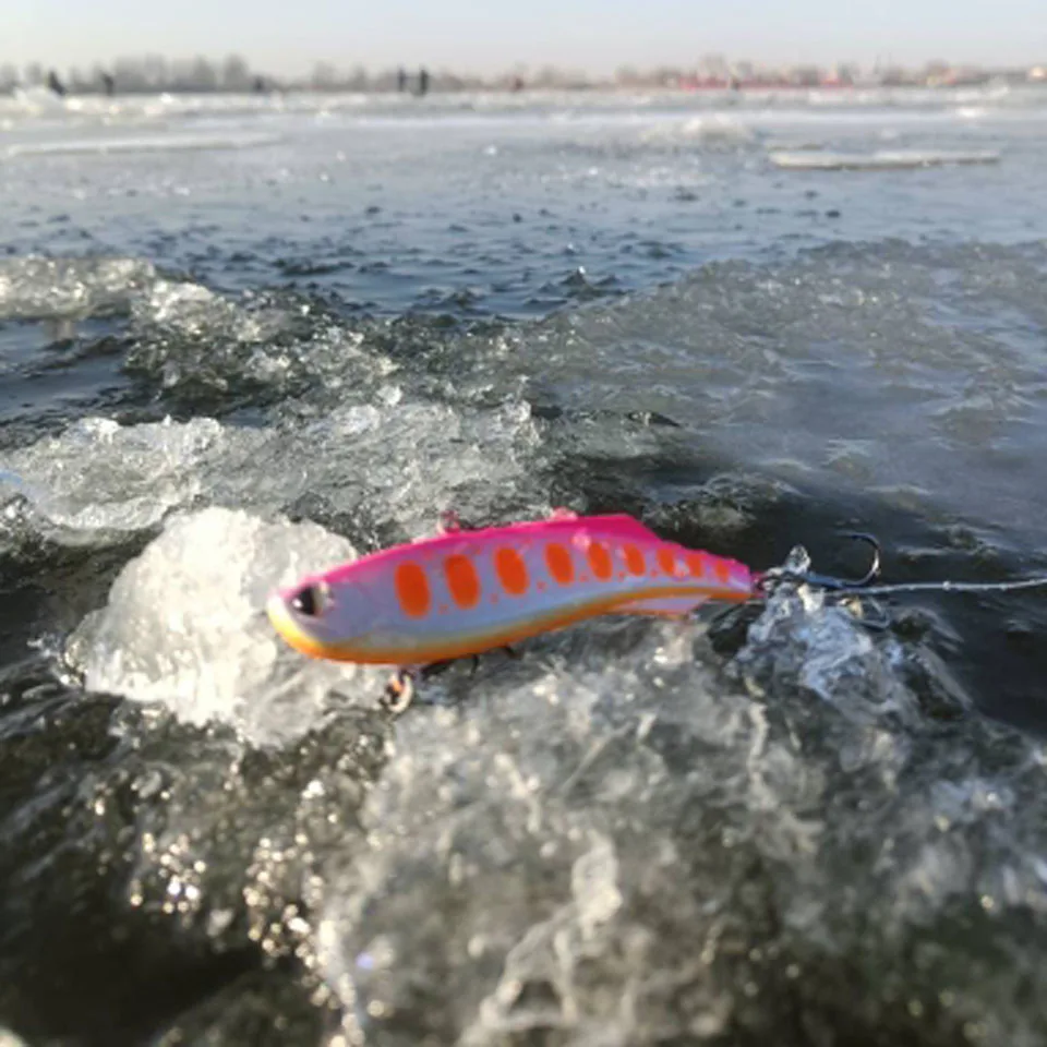 WALK FISH-Señuelos de Pesca giratorios de silicona, de rattina, Vibra, VIB SL, 16g, 23g, 30g, para invierno - imagen 5