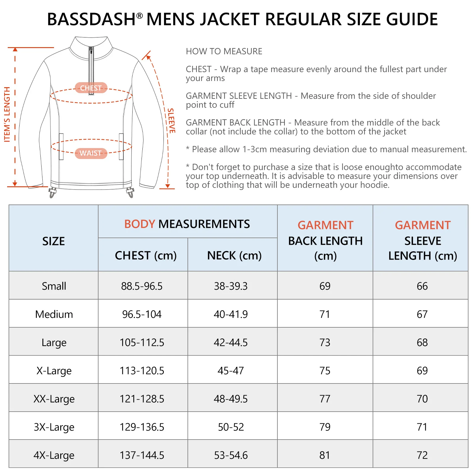 Chaqueta forro polar transpirable Bassdash – Cremallera 1/4 - imagen 3