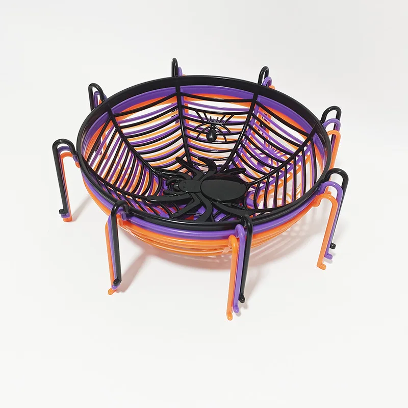 Cuenco telaraña negro para Halloween — Plato para dulces y galletas - imagen 4