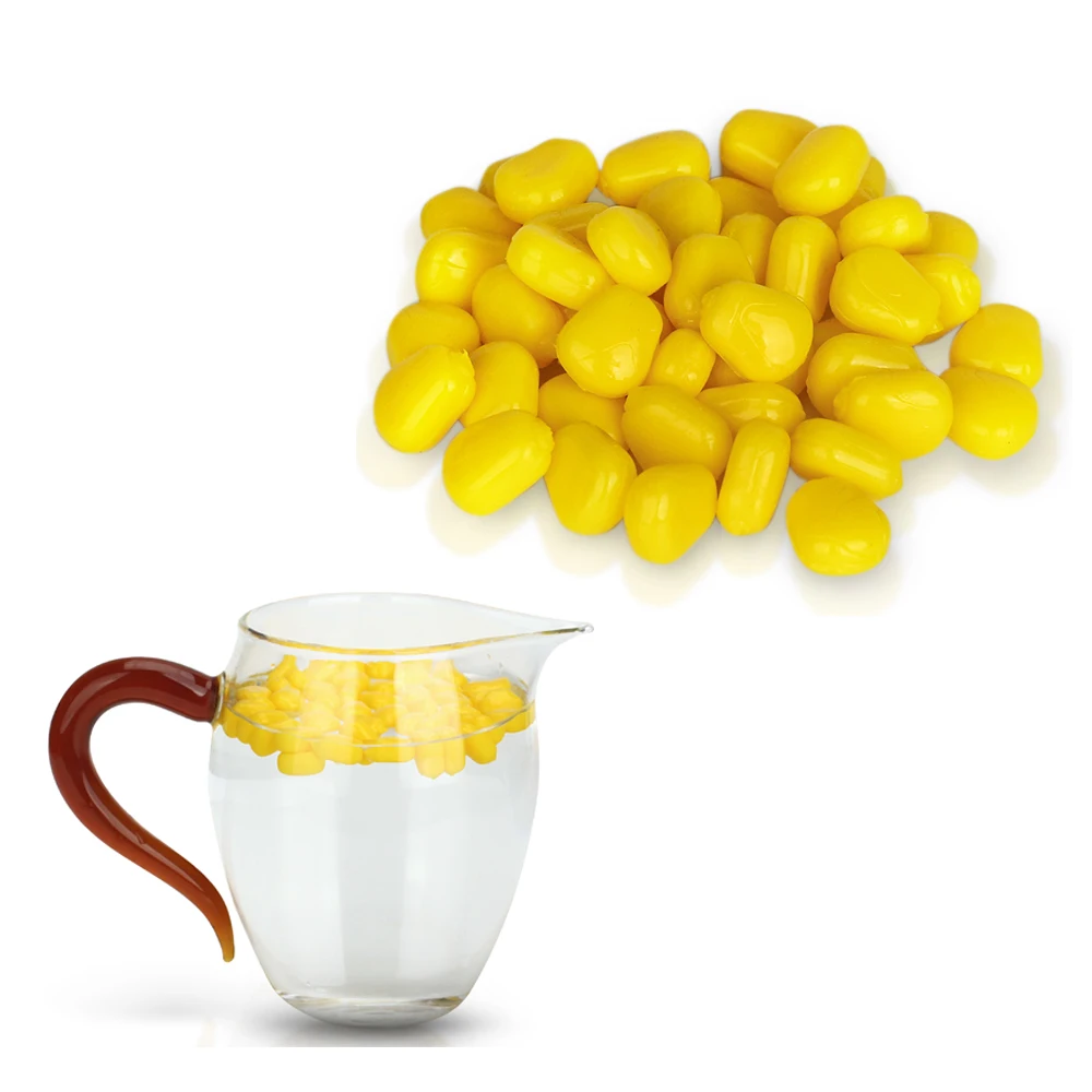 DNDYUJU-señuelo de pesca de carpa, 50 piezas, 0,32g/10mm, flotante, Artificial, de silicona, de plástico suave, aparejos flotantes - imagen 2