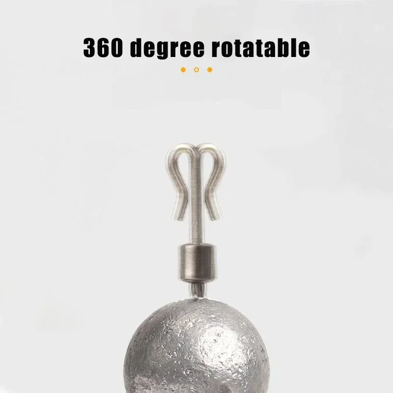 10 uds/5 uds R-ring plomo plomo 3,5g/5g/7g/10g/14g/20g bola/cilindro peso de plomo cambio rápido plomo accesorios de pesca - imagen 2