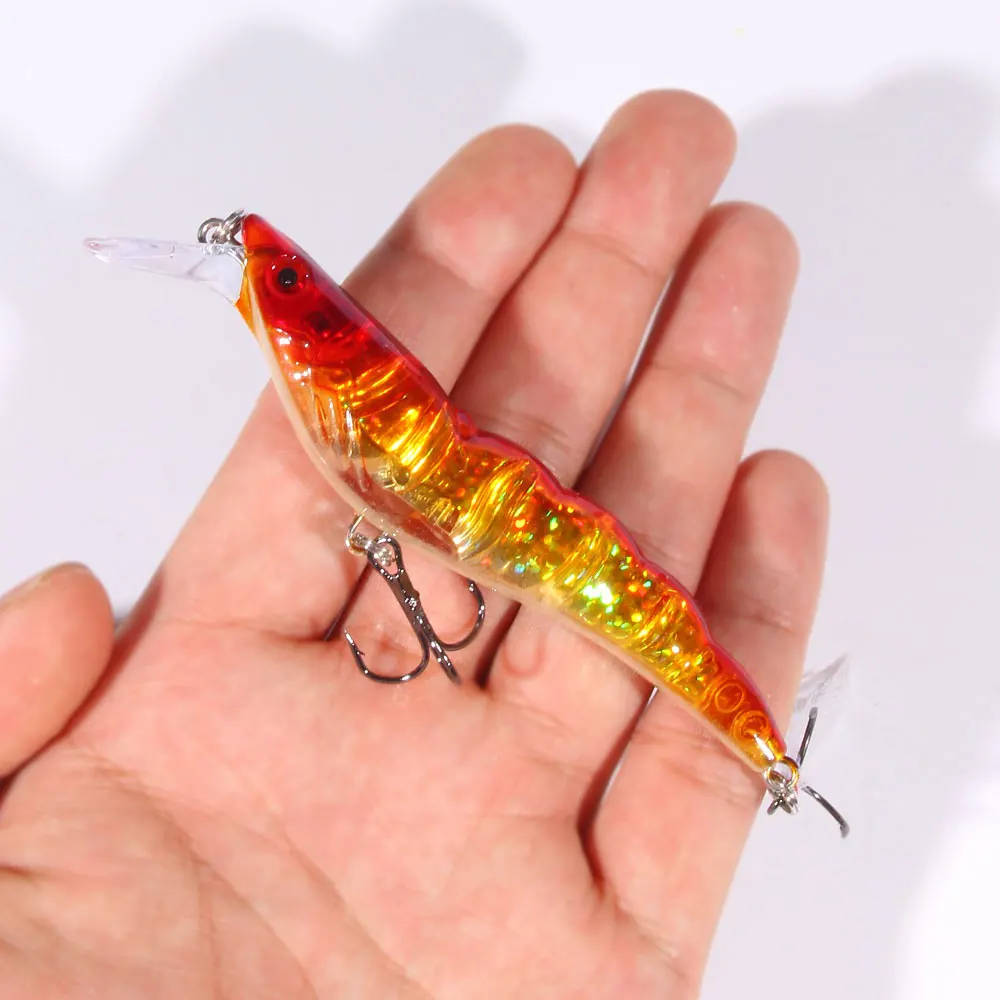 Señuelo Minnow Shrimp Rígido para Trucha Agua Dulce - imagen 2