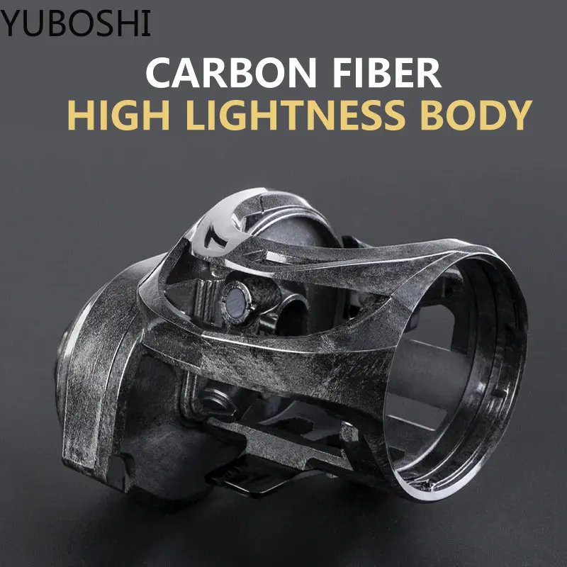 YUBOSHI-carrete de carbono ligero para Baitcasting, accesorio de repuesto de 9 + 1bb, doble balancín, para pesca, TDC3000-Series - imagen 5