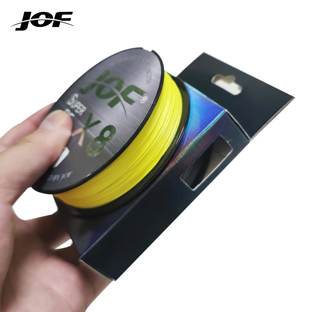 Línea Trenzada JOF X8 – Cero estiramiento para pesca en agua salada
